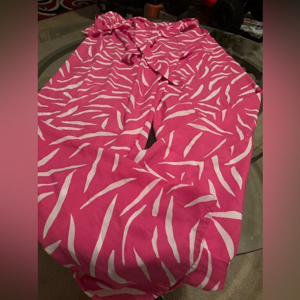 Pink & White trousers